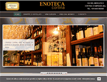 Tablet Screenshot of enotecacortina.com